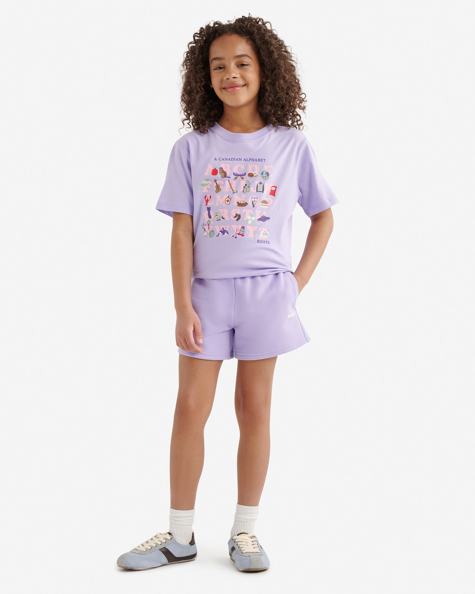 Kids ABC Of Canada T-Shirt | Roots