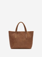 Petit fourre-tout floral en cuir Tribe