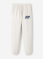 Plaid Applique Sweatpant