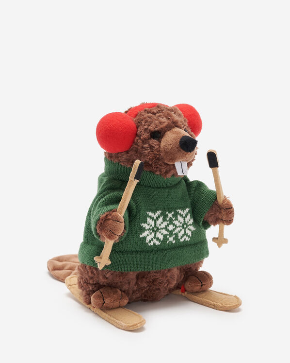 Nordic Ski Beaver Stuffie