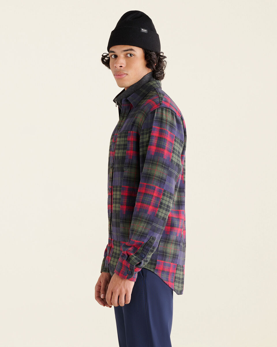 Patchwork Flannel Shirt