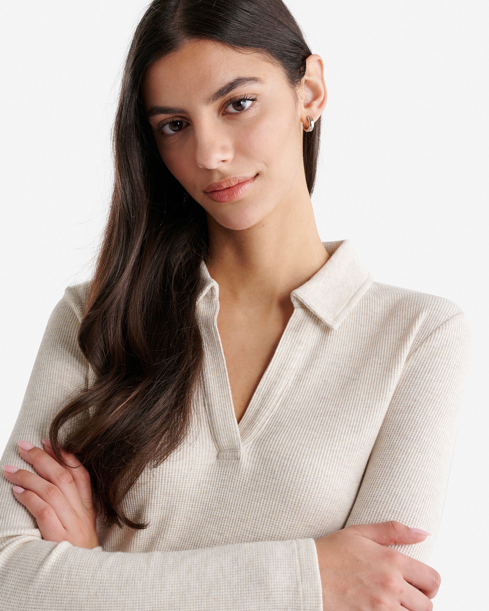 Baby Waffle Polo Top