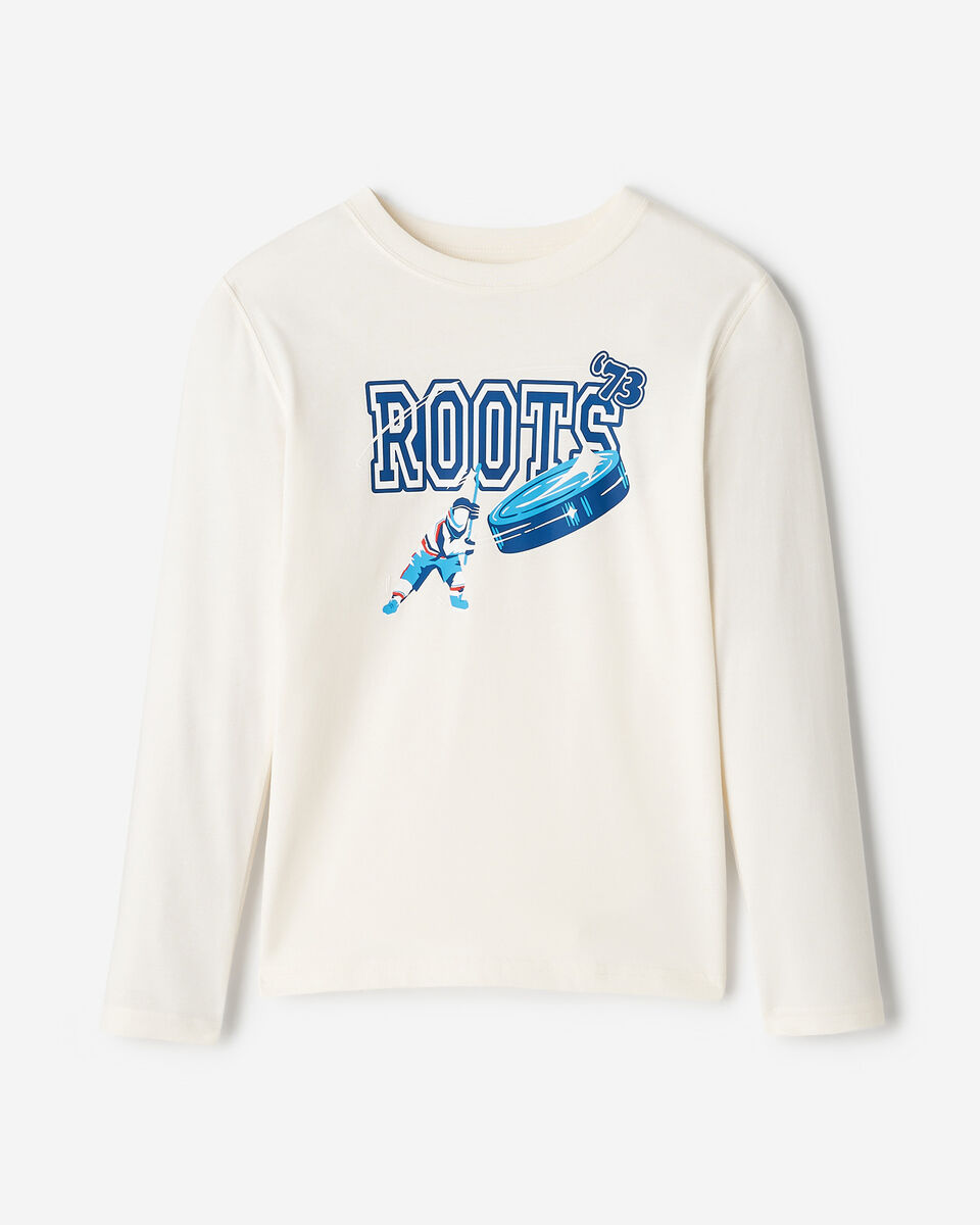 Kids Hockey Sports Long Sleeve T-Shirt