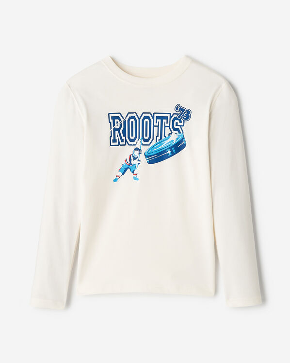 Kids Hockey Sports Long Sleeve T-Shirt