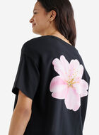 T-shirt décontracté Fleurs pour femme 