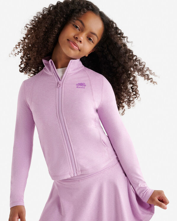 Girls Active Fitted Track Jacket