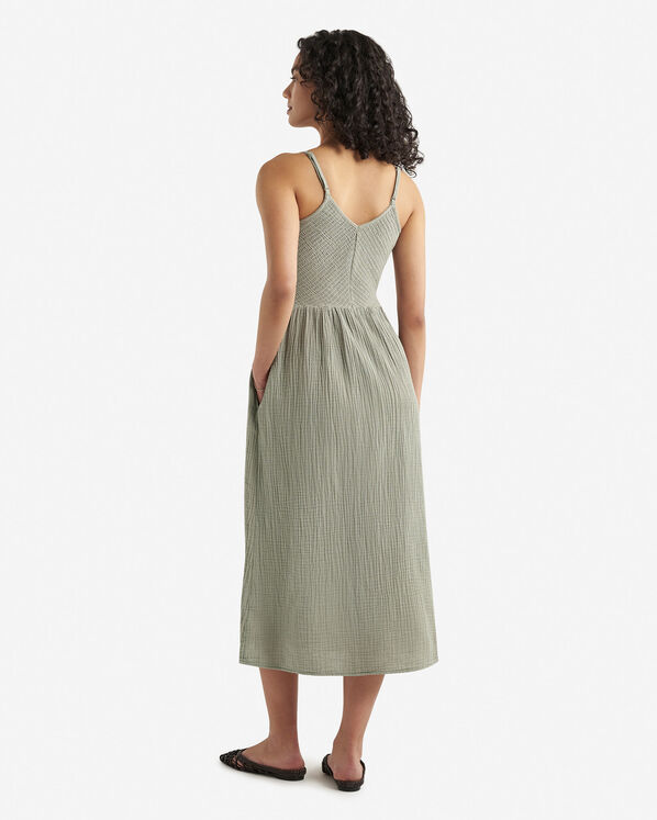 Isla Cotton Gauze Smocked Dress