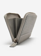 Zip Around Clutch Woven