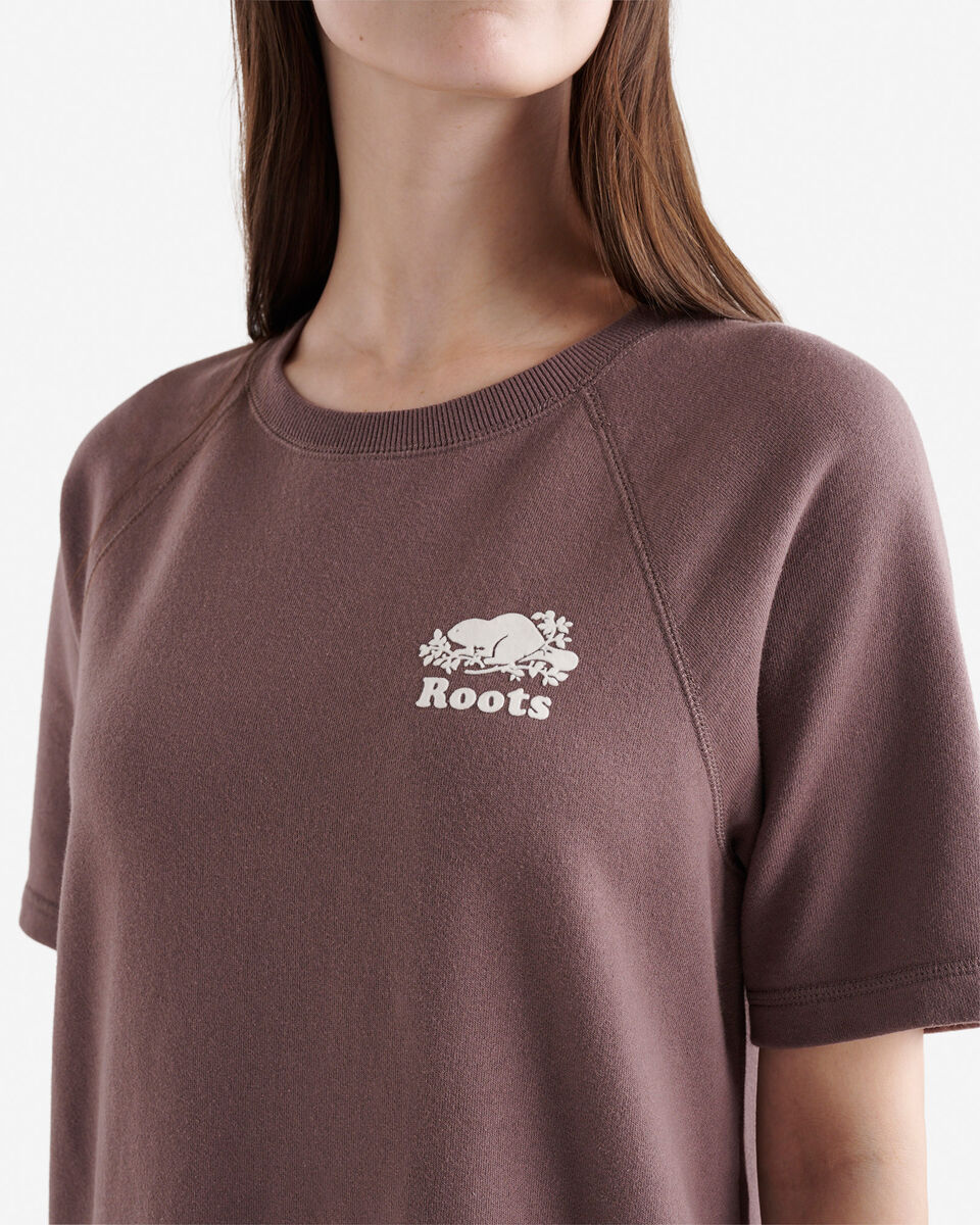 Organic Cooper Short Sleeve Sweat Dress