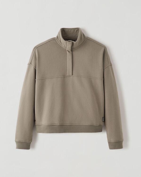Outdoors Half Zip Mock Sweatshirt