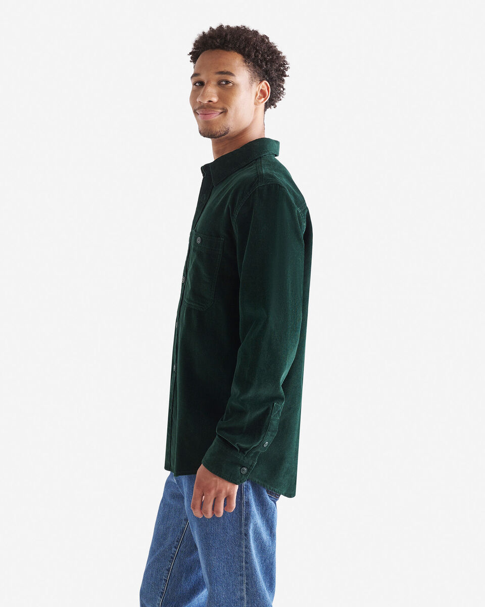 Chemise de travail en velours côtelé