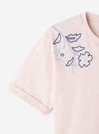 T-shirt motif floral Roots pour femme