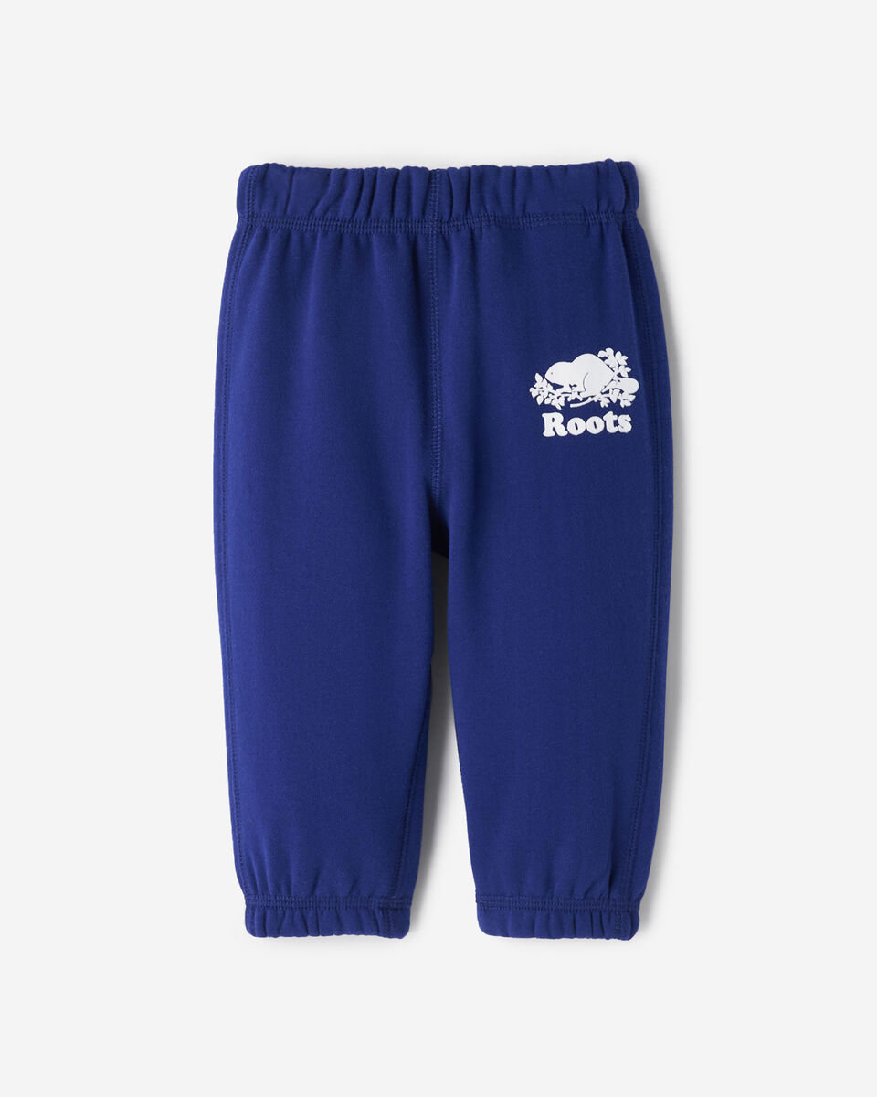 Pantalon original en molleton de coton bio pour bébés