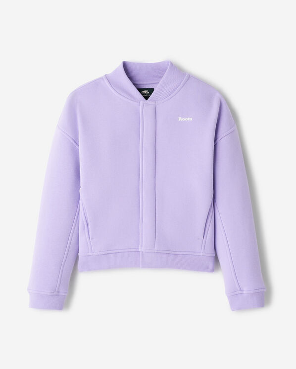 Blouson &agrave; boutons-pression en molleton Nuage pour filles
