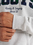 Plaid Applique Hoodie