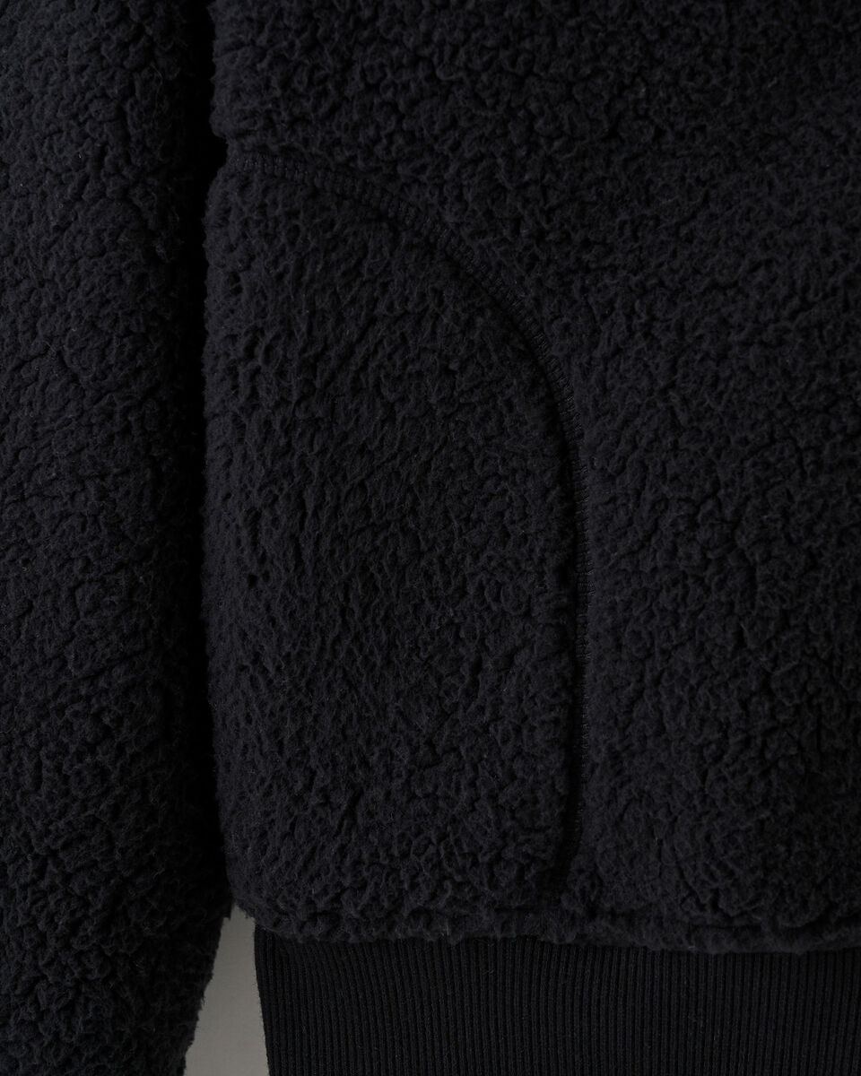 Girls Sherpa Zip Cardigan