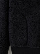 Girls Sherpa Zip Cardigan