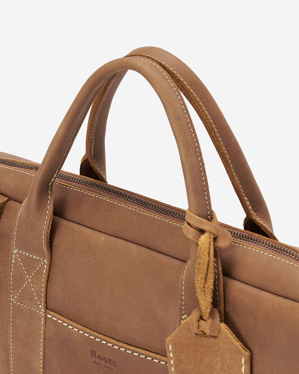 Sac à ordinateur Wellington en cuir Tribe