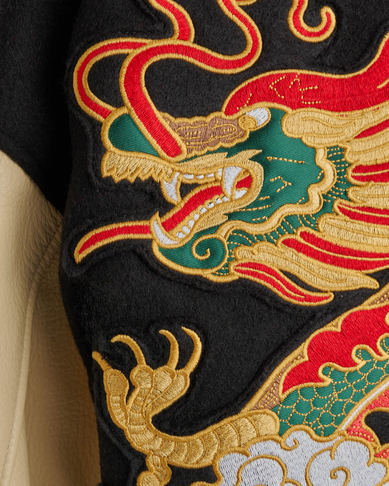 Dragon embroidered jacket shop
