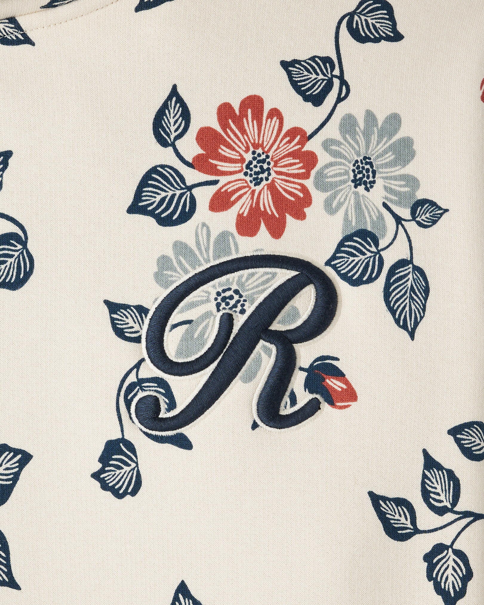 Floral Print Hoodie