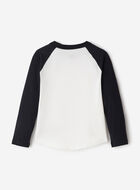 T-shirt style baseball Cooper en coton bio pour tout-petits