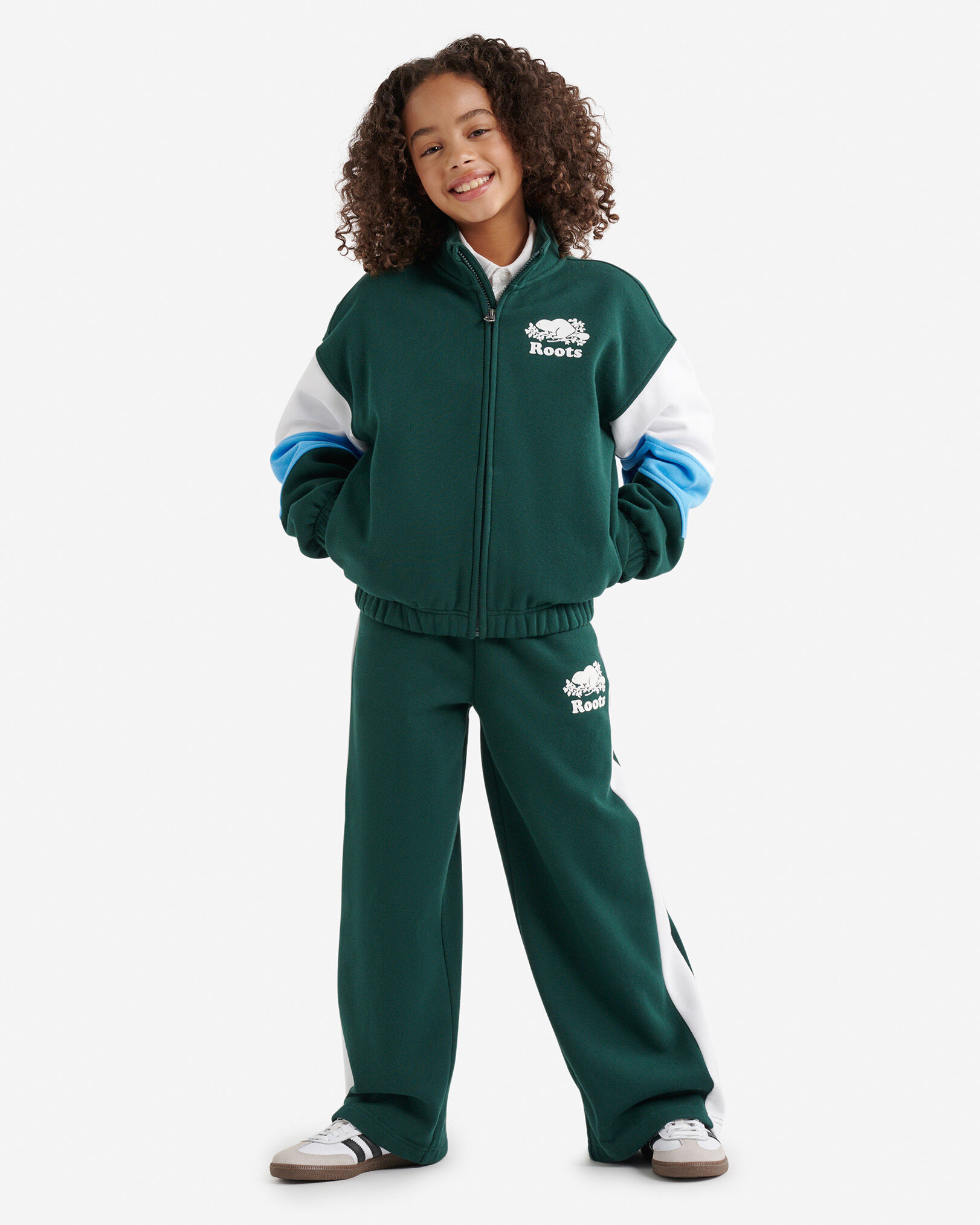 Kids Organic Cooper Colour Block Jacket