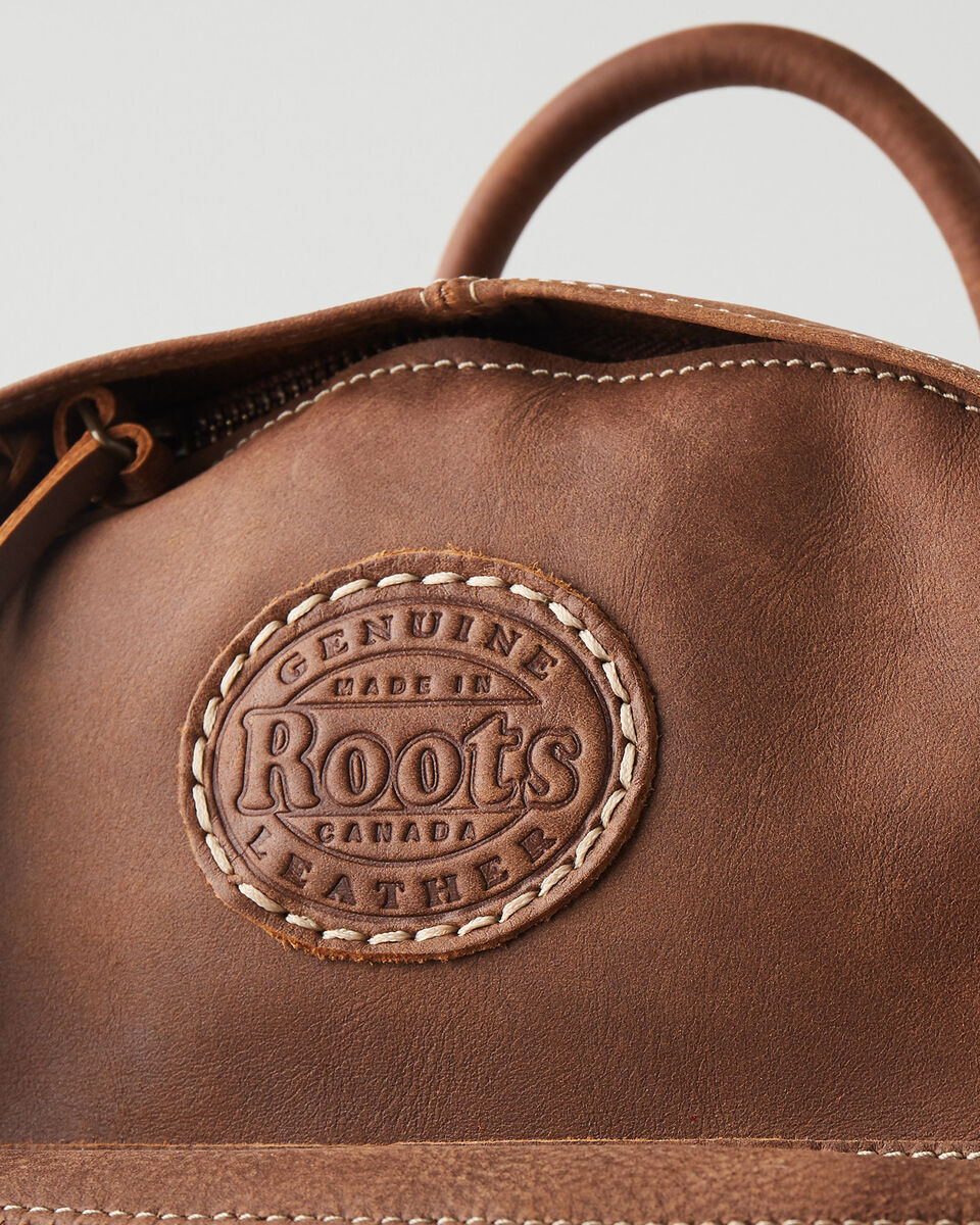 Sac à dos pour étudiant Feuille d’érable en cuir Tribe