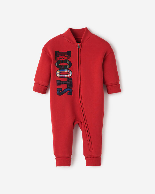 Baby Plaid Applique Romper