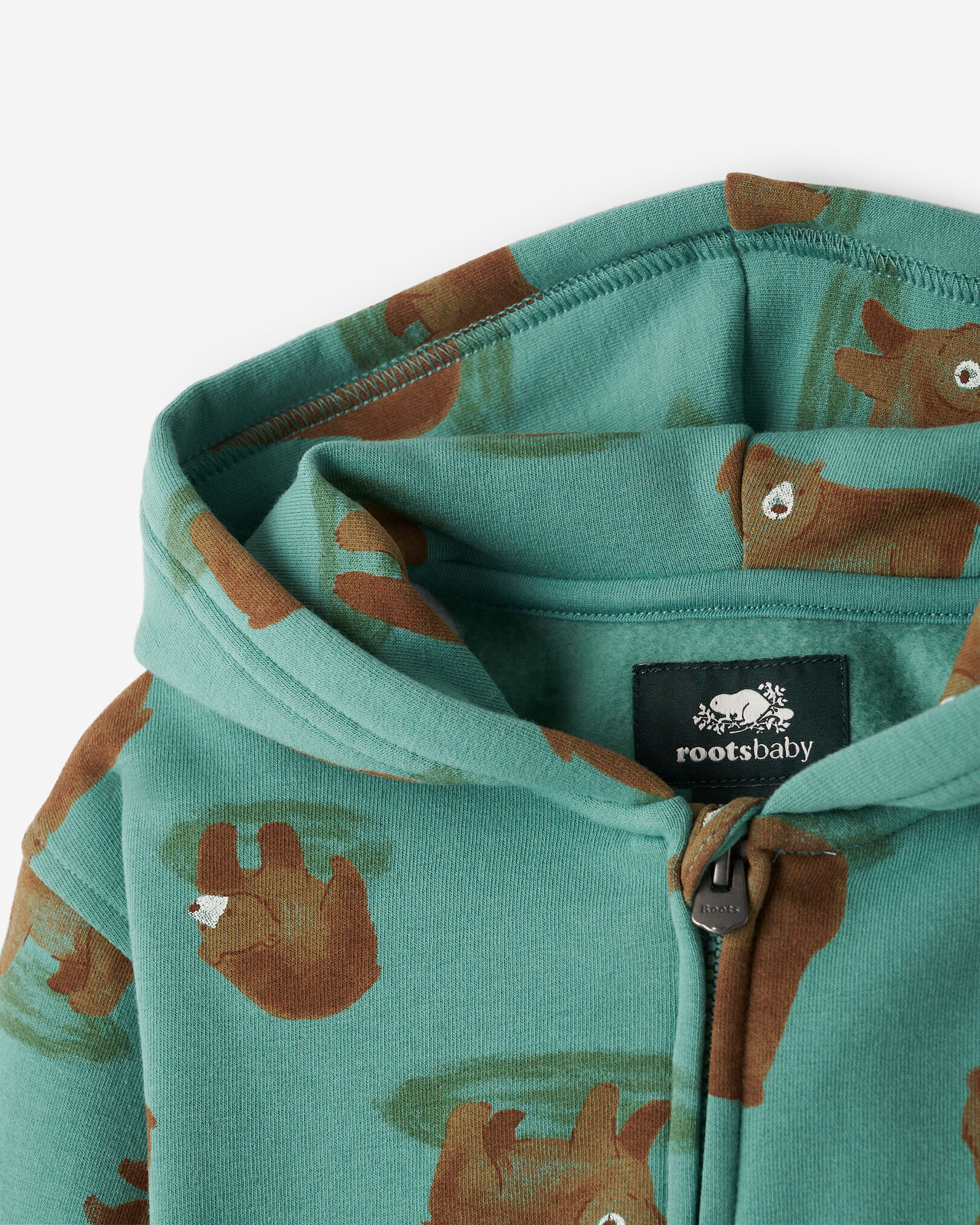 Baby Cozy Bear Zip Hoodie