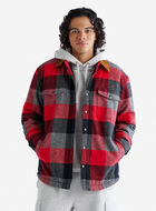 Blouson à carreaux Park avec doublure en sherpa