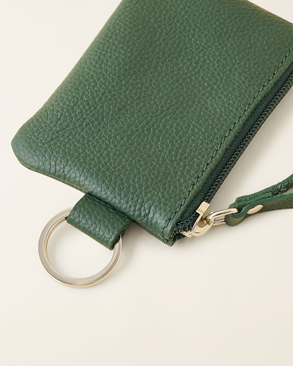 Pochette à glissière en cuir Cervino