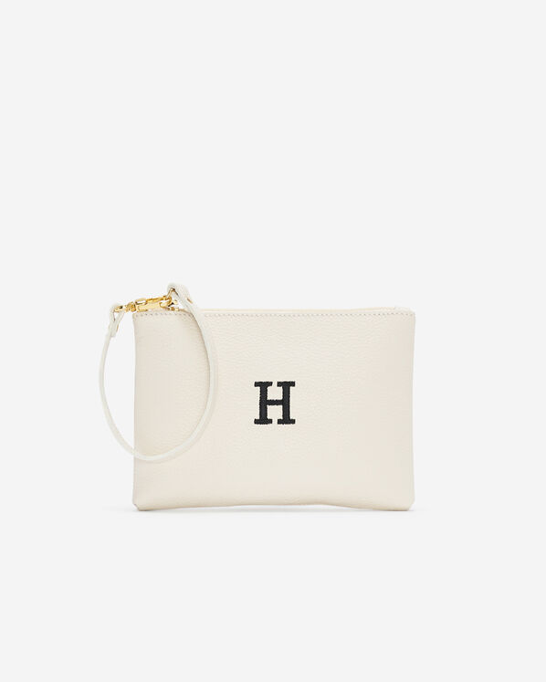 Monogram Wristlet Ivory