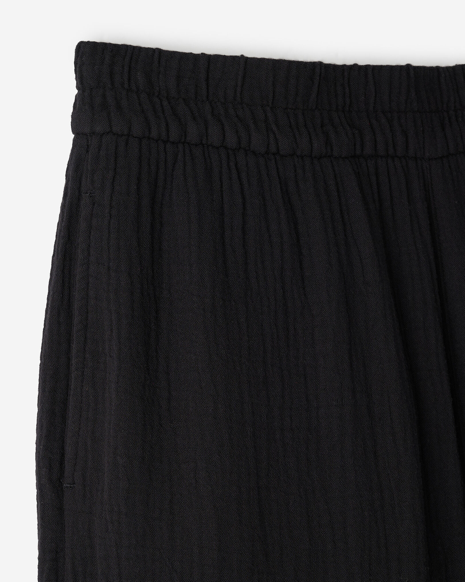Isla Cotton Gauze Wide Leg Pant