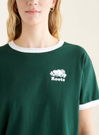 Womens Organic Relaxed Cooper Ringer T-shirt