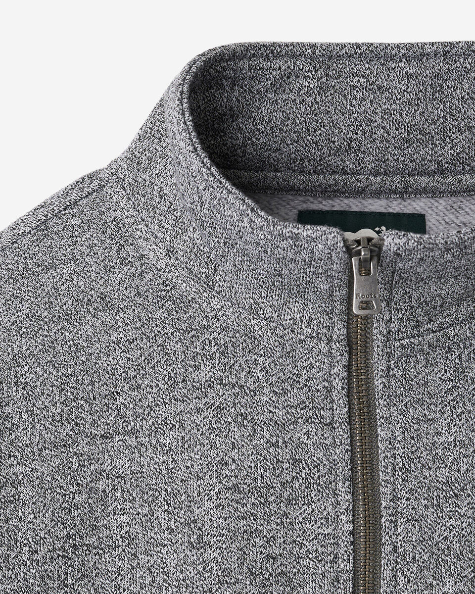 Organic Cooper Relaxed Quarter Zip Stein