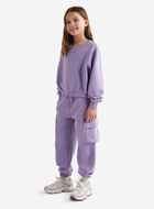 Girls Cozy Cinched Crew Sweatshirt