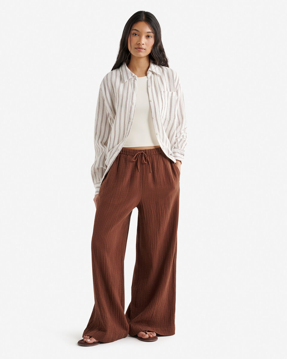 Isla Cotton Wide Leg Pant