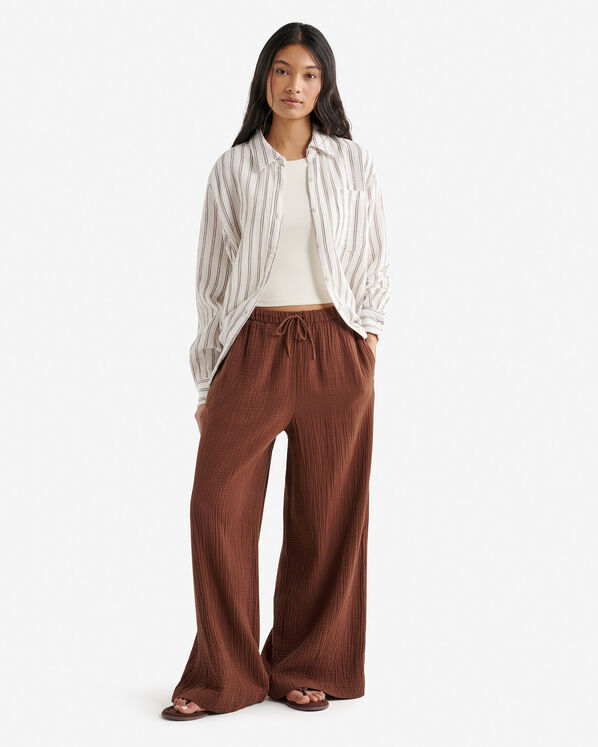 Isla Cotton Wide Leg Pant