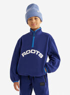 Chandail sport à col à demi-glissière en micromolleton pour enfants