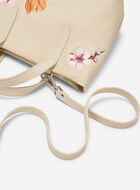 Petit fourre-tout floral en cuir Cloud