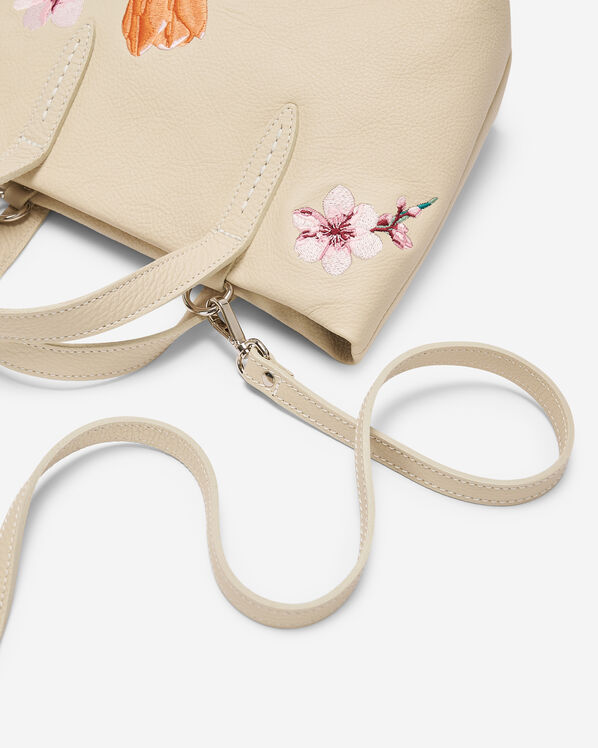 Floral Small Carryall Cloud