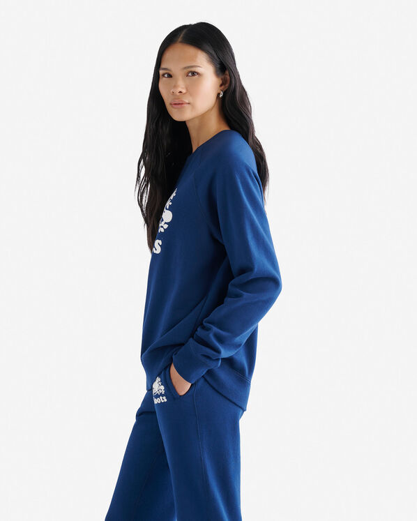 Chandail original à col rond en molleton de coton bio Chandail original à col rond en molleton de coton bio