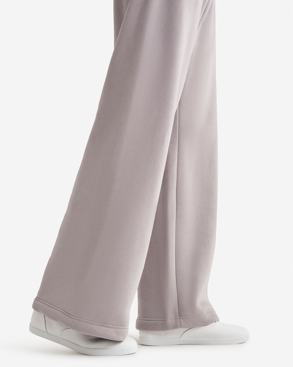 Pantalon en molleton nuage à jambe large