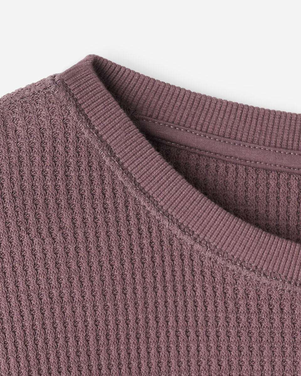 Waffle Long Sleeve Top