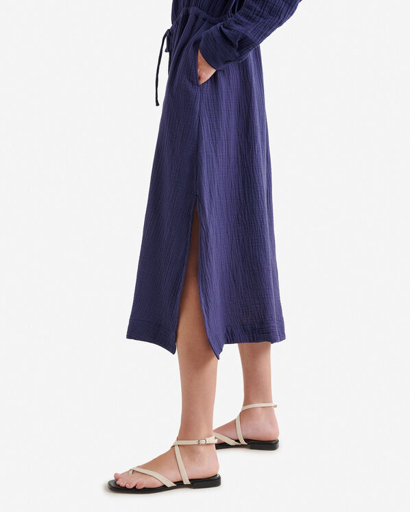 Isla Cotton Gauze Shirt Dress