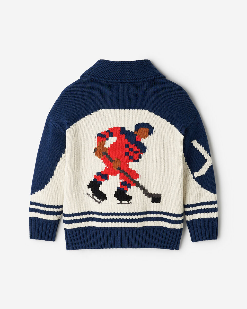Toddler Hockey Shawl Cardigan