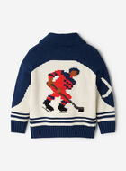 Toddler Hockey Shawl Cardigan