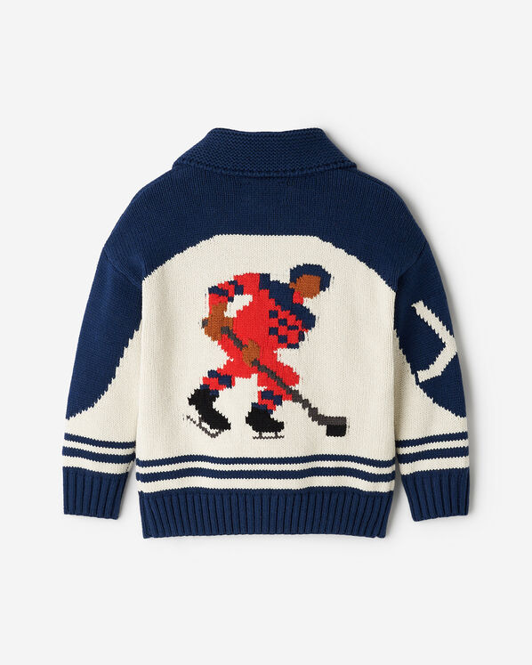 Toddler Hockey Shawl Cardigan