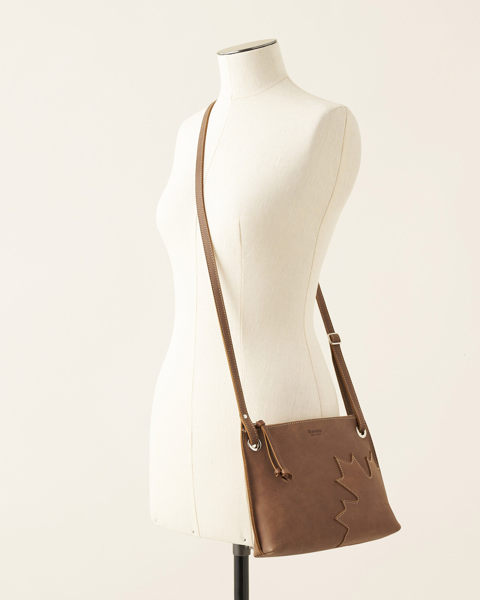 Maceyy double zip leather crossbody bag cheap