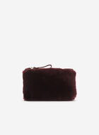 Shearling Medium Zip Pouch